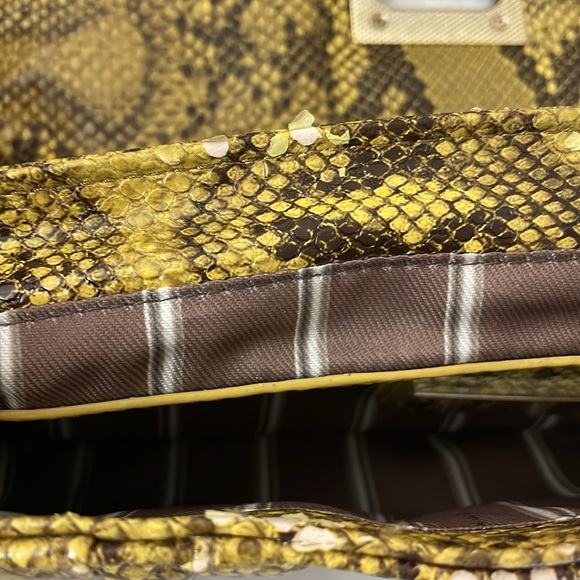 Steve Madden Python-Style Bag | Gold - Picture 11 of 12